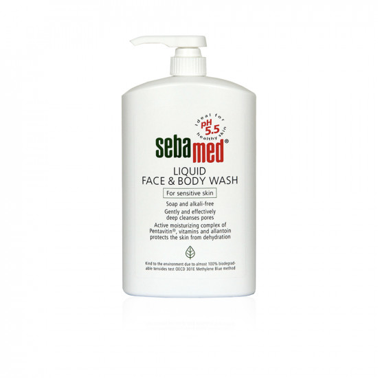 Liquid Face And Body Wash For Sensitive Skin - 1000 ml Liquid Face And Body Wash For Sensitive Skin - 1000 ml