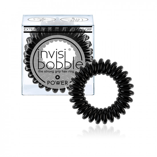 Invisibobble Power The Strong Grip Hair Ring -True Black Invisibobble Power The Strong Grip Hair Ring -True Black
