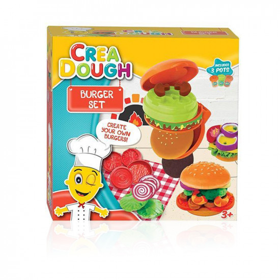 Crea Dough - Burger Set - Age 3+ Crea Dough - Burger Set - Age 3+