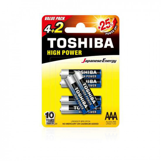LR03 AAA batteries - Pack of 6 LR03 AAA batteries - Pack of 6
