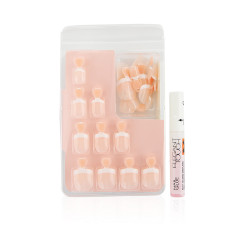 Natural French Nails - 143 Xs - Pink - 4020409