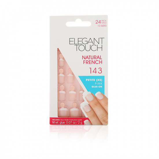 Natural French Nails - 143 Xs - Pink - 4020409 Natural French Nails - 143 Xs - Pink - 4020409