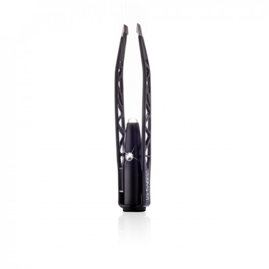 Pro Illuminating Black With Diamond Dust Tweezers & Carry Case Pro Illuminating Black With Diamond Dust Tweezers & Carry Case