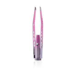 Pink Ombre Lightning Clip Diamond Dust & Carry Case