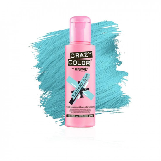 Semi-permanent Hair Color Cream - Bubblegum Blue - N 63 - 100 Ml Semi-permanent Hair Color Cream - Bubblegum Blue - N 63 - 100 Ml