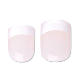 Acrylic Square Nails - French Bare