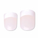 Acrylic Square Nails - French Bare Acrylic Square Nails - French Bare