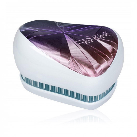 Compact Styler Smashed Blue And Pink Hair Brush Compact Styler Smashed Blue And Pink Hair Brush