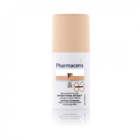 Pharmaceris- F-intense Mild Fluid Foundation Long Lasting Effect With Spf 20 - N 3 - Bronze Pharmaceris- F-intense Mild Fluid Foundation Long Lasting Effect With Spf 20 - N 3 - Bronze