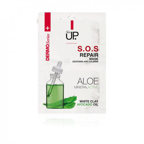 Sos Repair Face Mask Soothing And Calming With Clay Avocado Oil - 2 X 5ml Sos Repair Face Mask Soothing And Calming With Clay Avocado Oil - 2 X 5ml