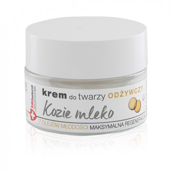 Moisturizing Face Cream With Goats Milk And Hyaluronic Acid - 50 Ml 