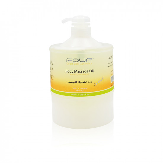 Body Massage Oil Essential Oils & Vitamin E - Jasmine - 1000 Ml 