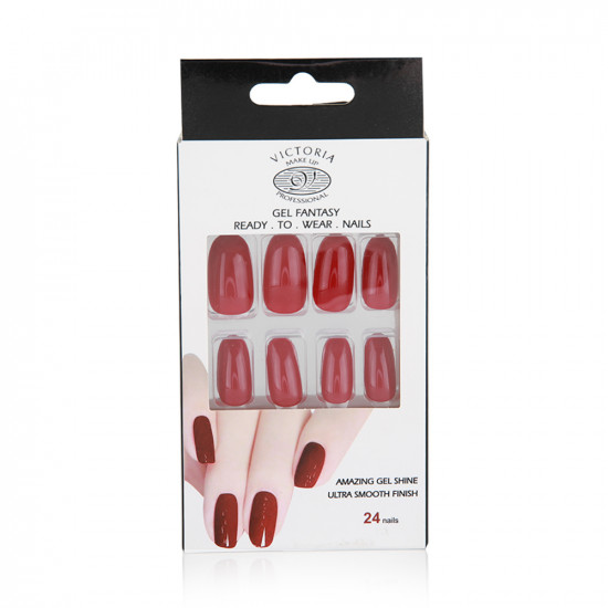 Amazing Gel Shine Ultra Smooth Finish Nails Tips -  G01