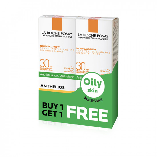 Anthelios XL Anti-shine Dry Touch Gel Cream SPF 50 - 50 ml - Buy One Get One Free Anthelios XL Anti-shine Dry Touch Gel Cream SPF 50 - 50 ml - Buy One Get One Free