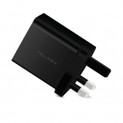 Trio Usb Wall Charger - Black 