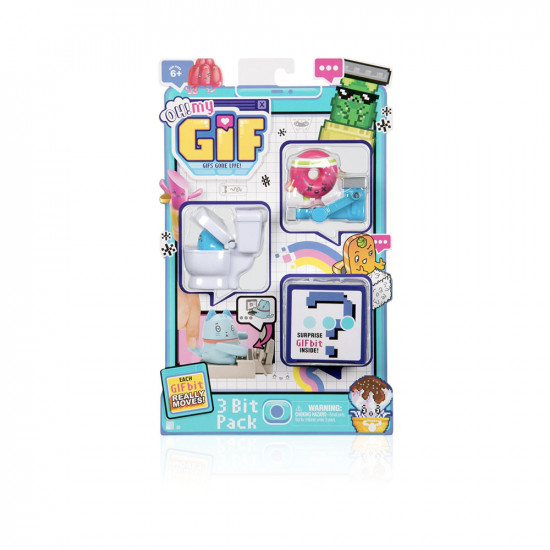 Oh My Gif Series 1 3 Bit Pack - Working Out Doughby - Age 6+ Oh My Gif Series 1 3 Bit Pack - Working Out Doughby - Age 6+