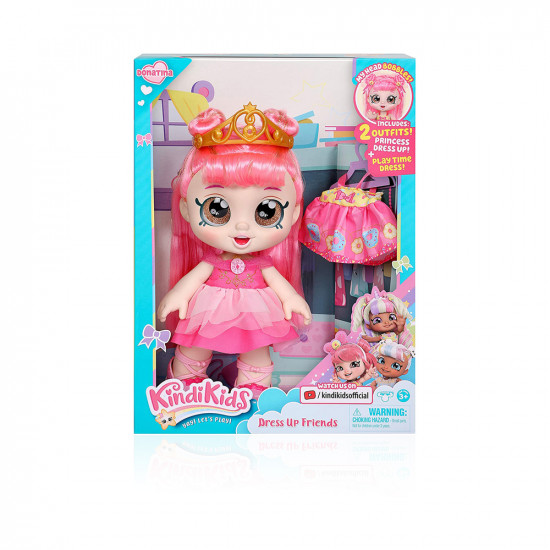 Kindi Kids S3 Dress Up Doll - Donatina - Age 3+ Kindi Kids S3 Dress Up Doll - Donatina - Age 3+