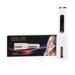 Rechargeable Wireless Automatic Hair Curler  - White