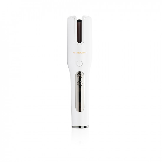 Rechargeable Wireless Automatic Hair Curler - White Rechargeable Wireless Automatic Hair Curler - White