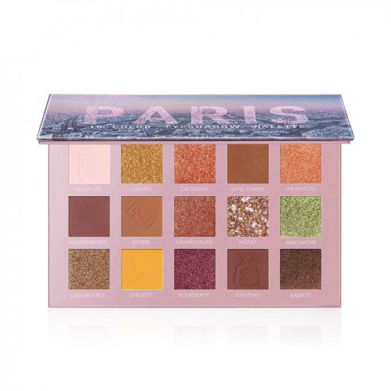 15 Pan Eyeshadow Go Travel Palette - N 01 - Hi Paris 15 Pan Eyeshadow Go Travel Palette - N 01 - Hi Paris