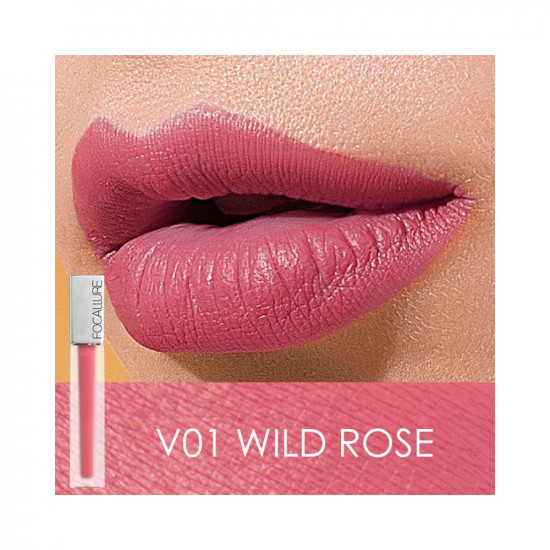 Long-Lasting & Ultra-Matte Liquid Lip Stain - V 01 - Wild Rose Long-Lasting & Ultra-Matte Liquid Lip Stain - V 01 - Wild Rose