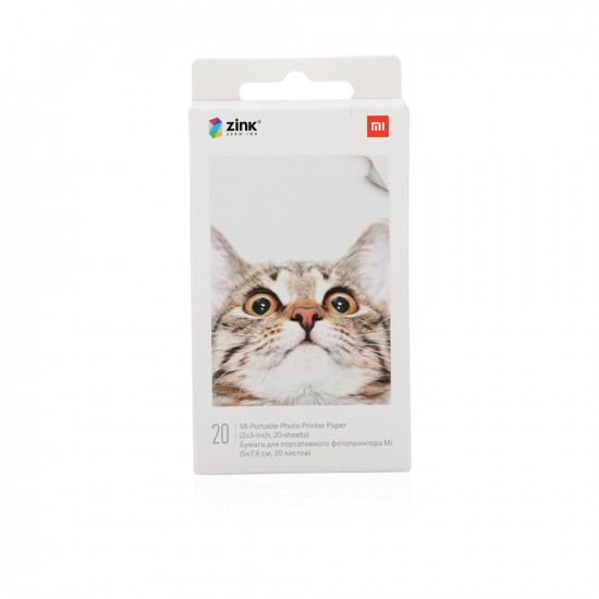 Mi Portable Photo Printer Paper - 2 X 3 Inch - 20 Sheets