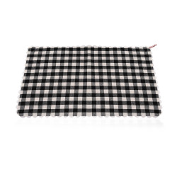Dinning Table Cover - mini 50*33 - Black + White 