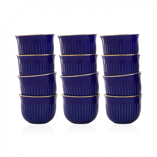 Cawa Cup Set Of 12 - Blue - Fu1019