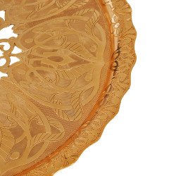 Round Serving Tray - Copper