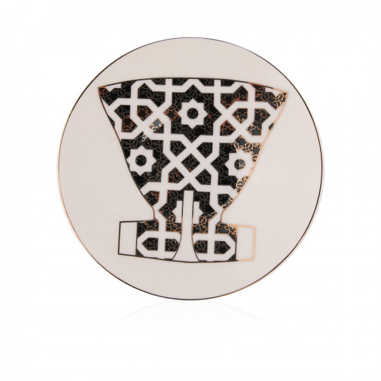 Kaftan 6 Tea Cup, 6 Saucers, 6 Gahwa Cup, And 1 Sugar Bowl - ET1265