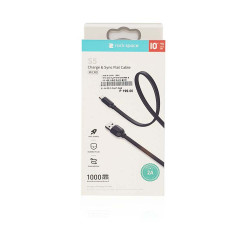 S5 Micro Flat Fast Charge & Sync Cable - Black    