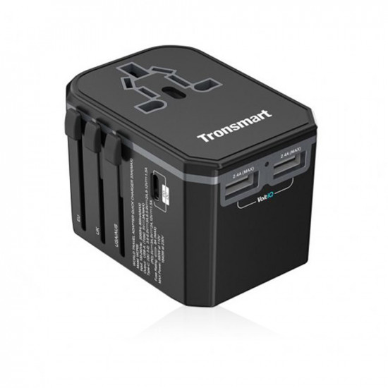 Universal Travel Adapter 33W - Black Universal Travel Adapter 33W - Black
