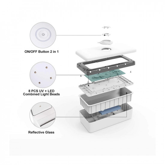 Uvc Ultraviolet Led Sterilizer Sanitization Box For Household Equipment Uvc Ultraviolet Led Sterilizer Sanitization Box For Household Equipment