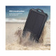RP-PB124 15000mAh Solar Portable Charger Power Bank - Black RP-PB124 15000mAh Solar Portable Charger Power Bank - Black