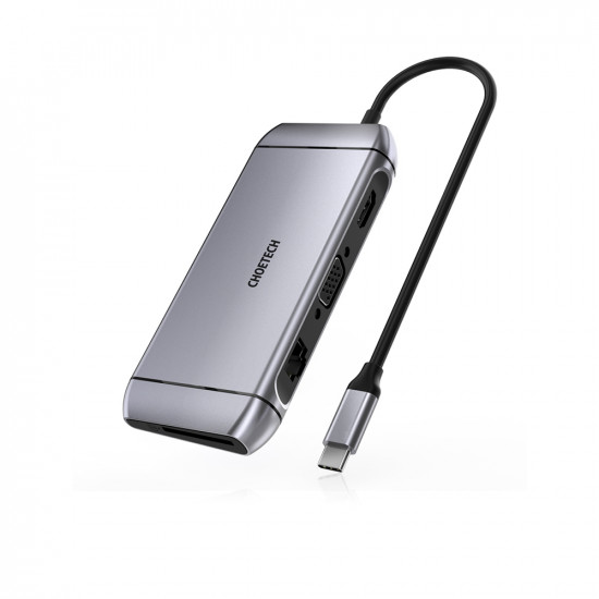 9 in 1 USB C HUB - Silver 9 in 1 USB C HUB - Silver