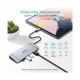 9 in 1 USB C HUB - Silver 9 in 1 USB C HUB - Silver
