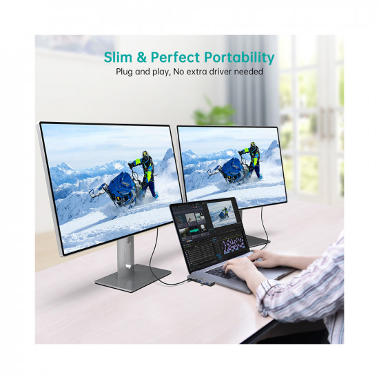 7 In 1 MacBook Pro USB Adapter USB C Hub 7 In 1 MacBook Pro USB Adapter USB C Hub