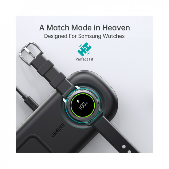 2 In 1 Wireless Charger, 10W Max Wireless Charging Pad With Adapter For Galaxy Watch 2 In 1 Wireless Charger, 10W Max Wireless Charging Pad With Adapter For Galaxy Watch
