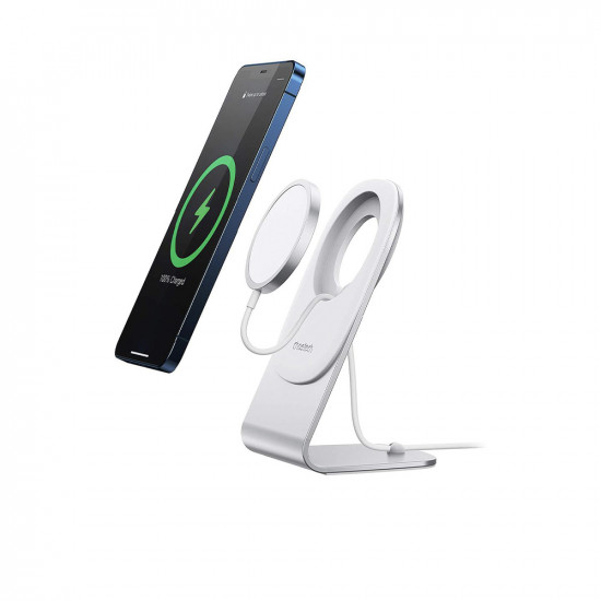 Magnetic Fast Wireless Charging Stand Holder with 5ft USB-C Cable for iPhone 12 - H047+T517 Magnetic Fast Wireless Charging Stand Holder with 5ft USB-C Cable for iPhone 12 - H047+T517