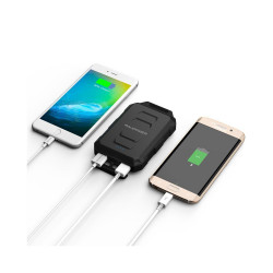 10050mAh Waterproof Power Bank (RP-PB044) - Black