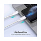 RP-CB1004WHI 1.2m Type-C to Lightning Cable Nylon - White RP-CB1004WHI 1.2m Type-C to Lightning Cable Nylon - White
