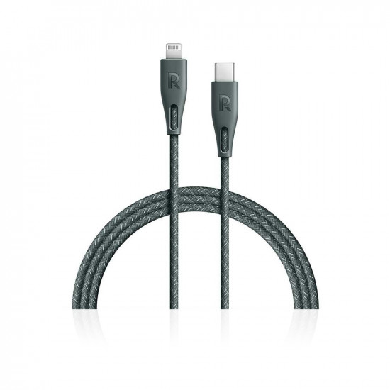 RP-CB1004GRN 1.2m Type-C to Lightning Cable Nylon - Green RP-CB1004GRN 1.2m Type-C to Lightning Cable Nylon - Green