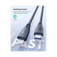 RP-CB1005GRY 2m Type-C to Lightning Cable Nylon - Grey RP-CB1005GRY 2m Type-C to Lightning Cable Nylon - Grey