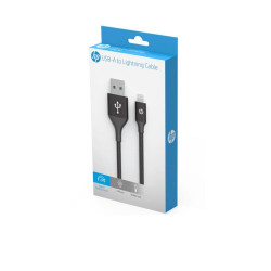 USB A To Lightning Cable Charge - Black 