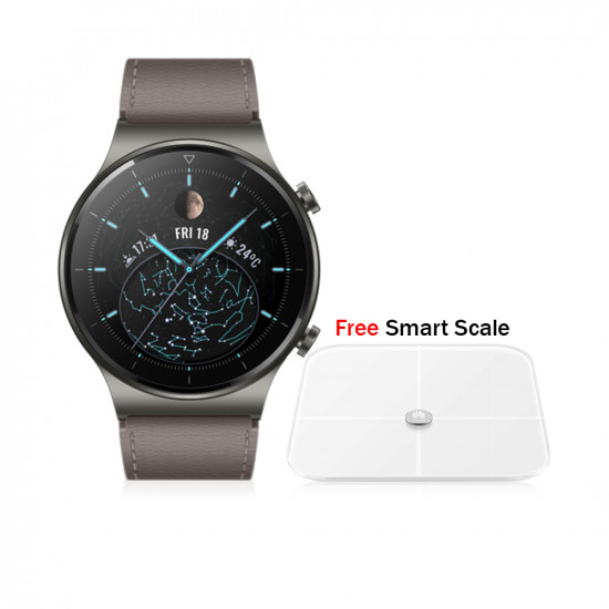 Watch Gt 2 Pro - Grey + Free Gift Watch Gt 2 Pro - Grey + Free Gift