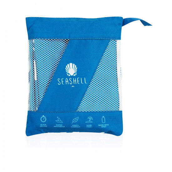 seashell Logo Towel - Blue