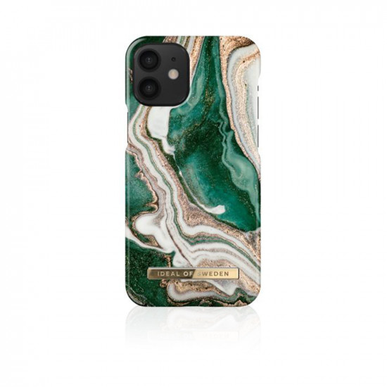 Golden Jade Marble Case For iPhone 12 Mini Golden Jade Marble Case For iPhone 12 Mini