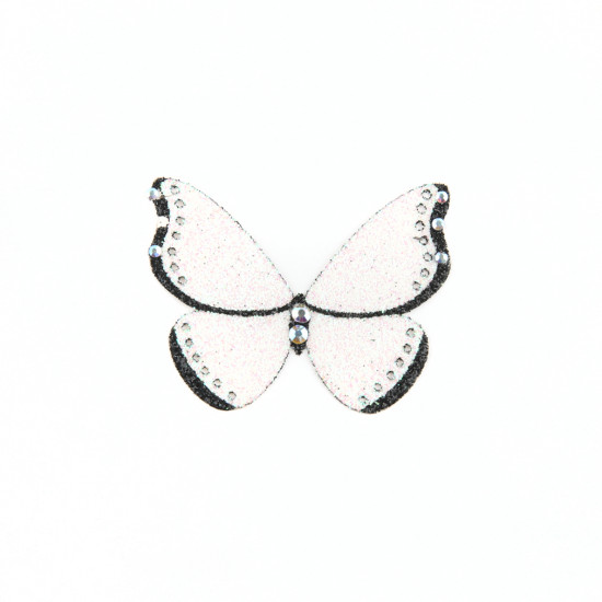 Butterfly Sticker - Black & Blue - Big