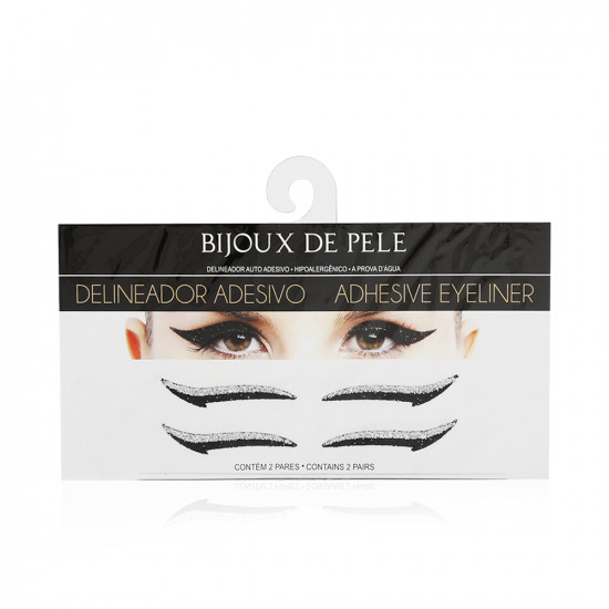 Small Eyeliner Sticker - Silver & Black Small Eyeliner Sticker - Silver & Black