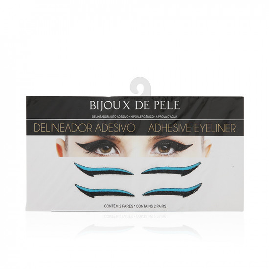 Eyeliner Sticker - Light Blue & Black 